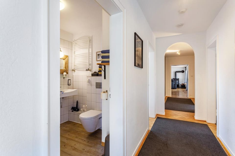 Bathroom, Living room