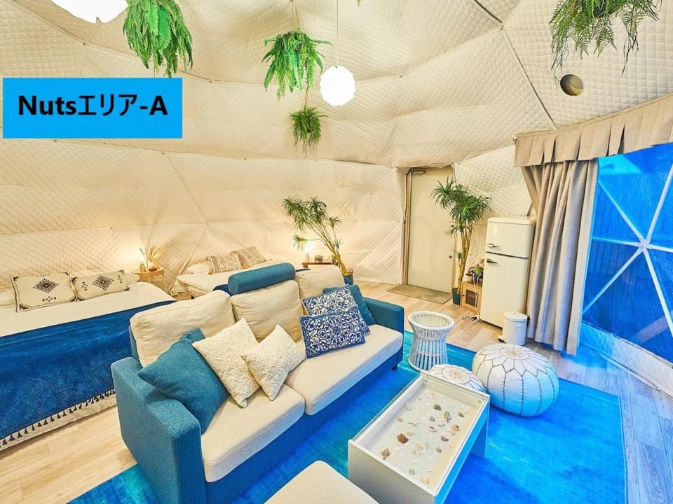 リバーサイドグランピングNuts Campground/ 
RV Resort in Shiga, Japan