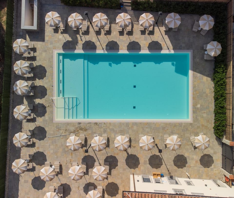 Day, Bird's eye view, Pool view, Swimming pool, Swimming pool, sunbed