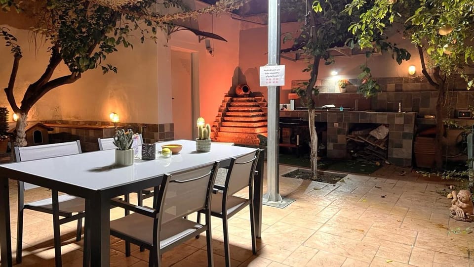 Patio, Living room, Seating area, Dining area