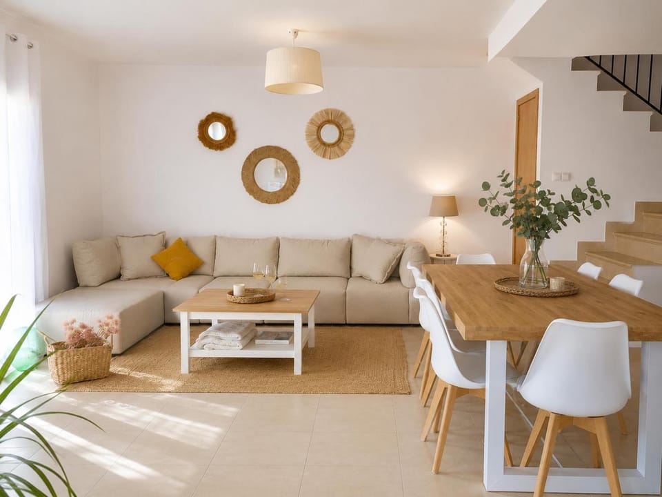 TV and multimedia, Living room, Seating area, Dining area, Garden view, Mountain view