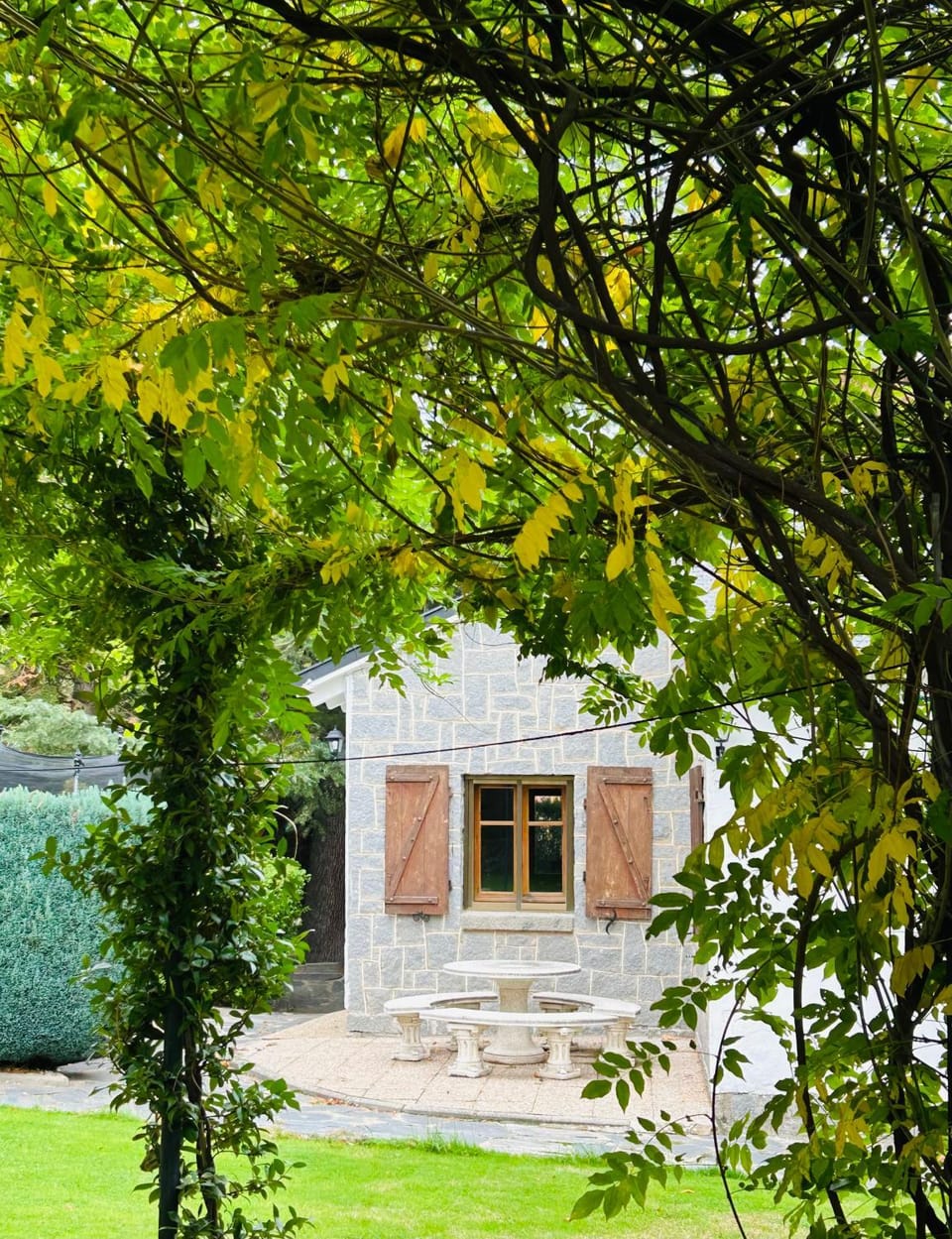 Property building, Day, Natural landscape, Garden, Garden view
