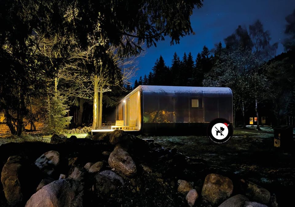 Mountain Cabin by the river - Base Camp Medvědín Cabin in Lower Silesian Voivodeship