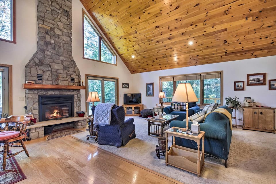 Elcho Escape w/ Private Dock on Post Lake! House in Wisconsin