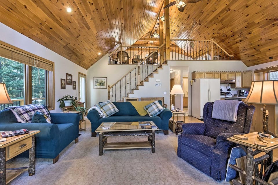 Elcho Escape w/ Private Dock on Post Lake! House in Wisconsin