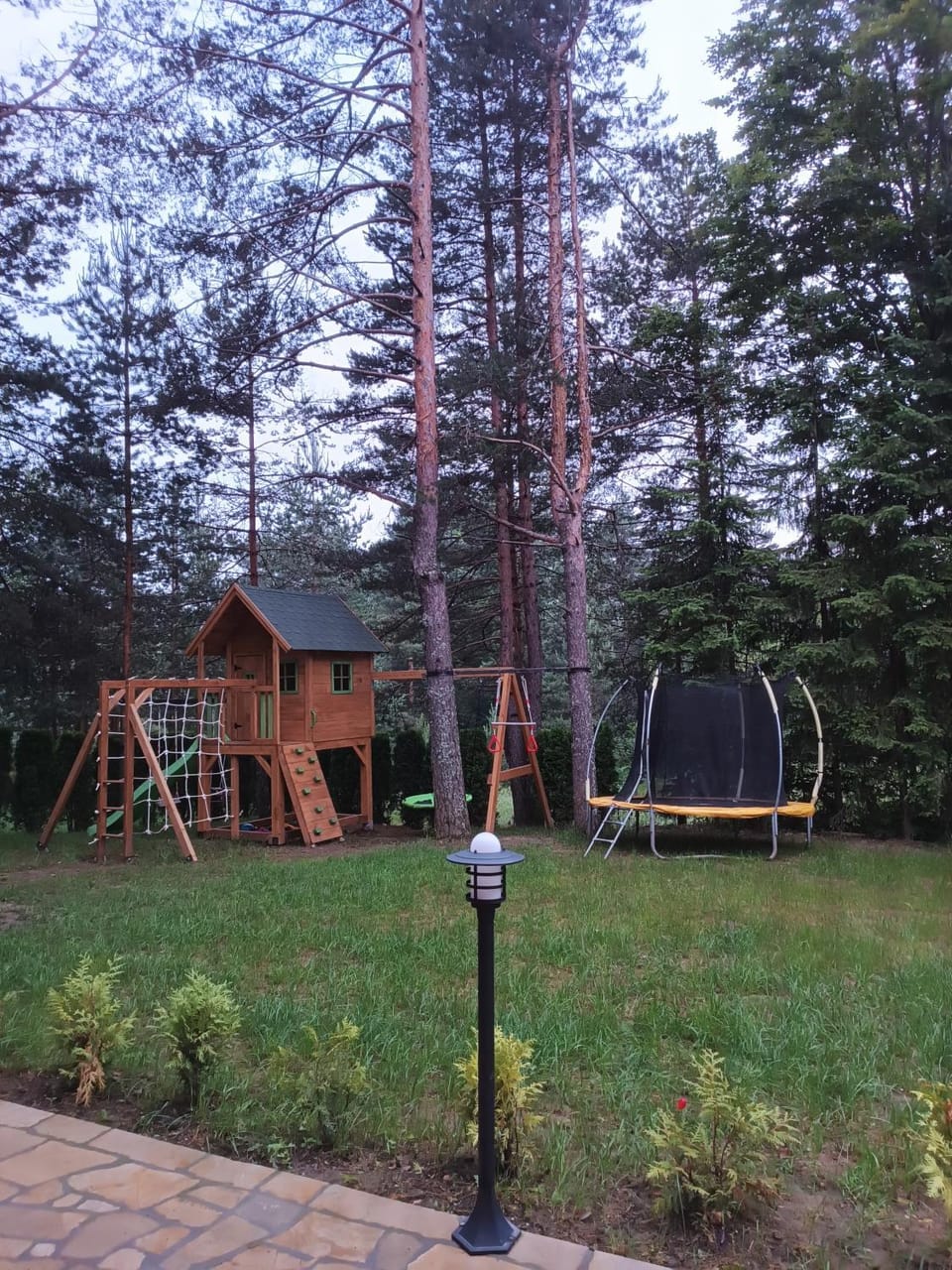 Spring, Children play ground, Garden, Garden view