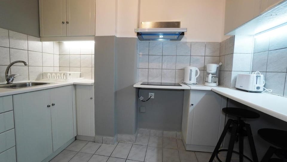 Coffee/tea facilities, Kitchen or kitchenette, minibar, stove, toaster
