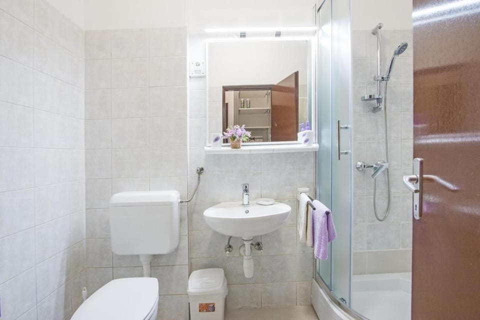 Shower, Toilet, Bathroom, towels