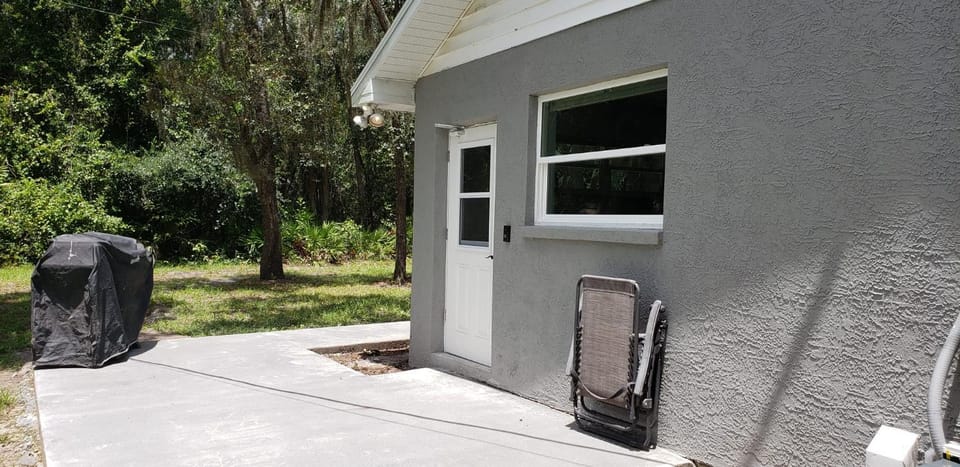Property building, Patio, Garden view