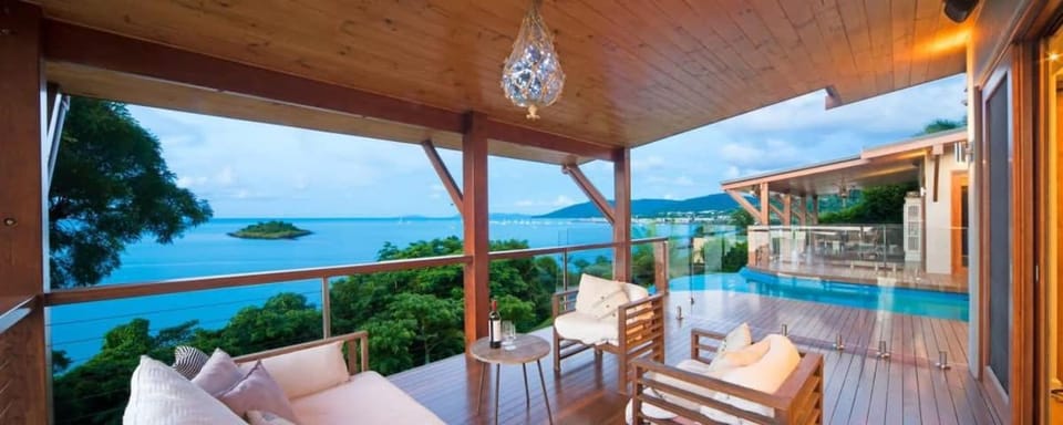 Amazing Whitsunday Views at High Tide House in Whitsundays