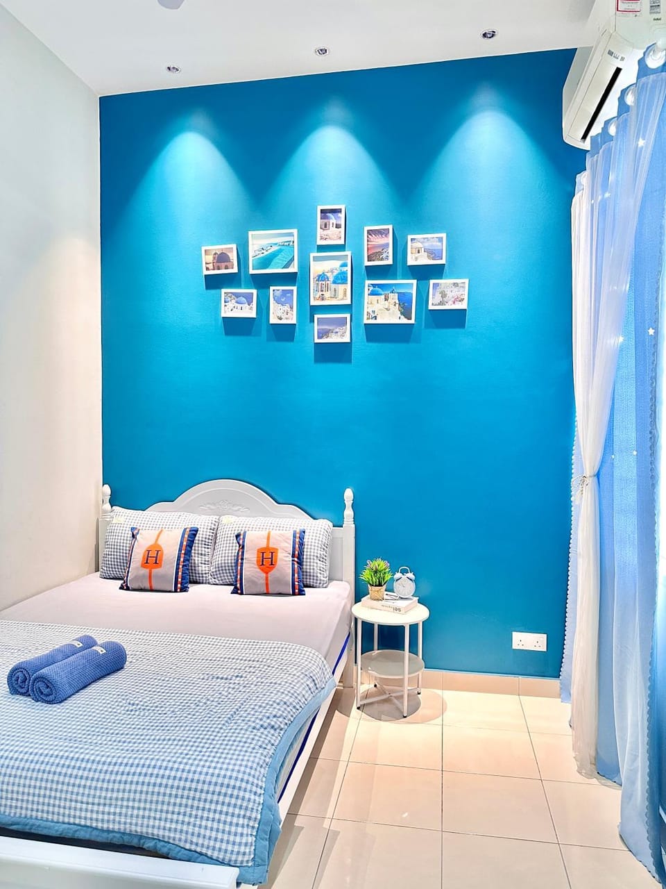 The Blue Memories Homestay with Mediterranean Style House in Negeri Sembilan, Malaysia