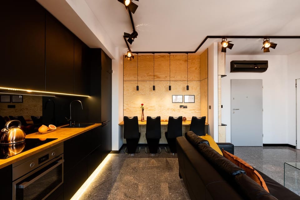 Living room, air conditioner