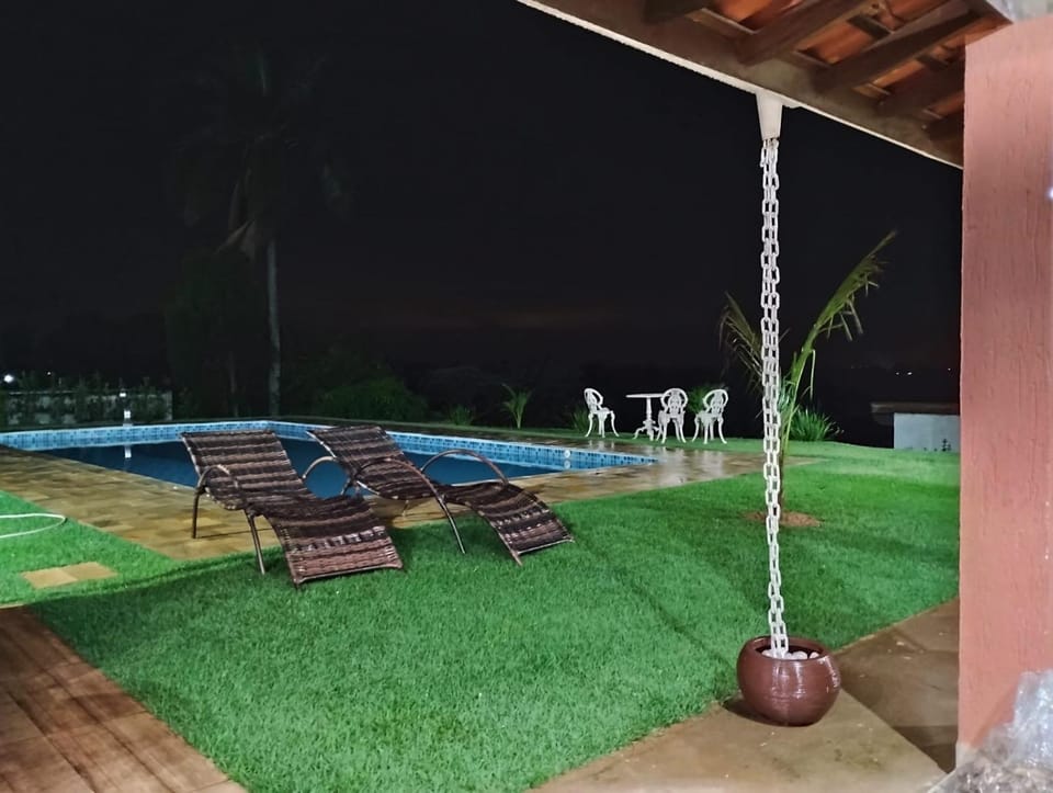 Patio, Pool view