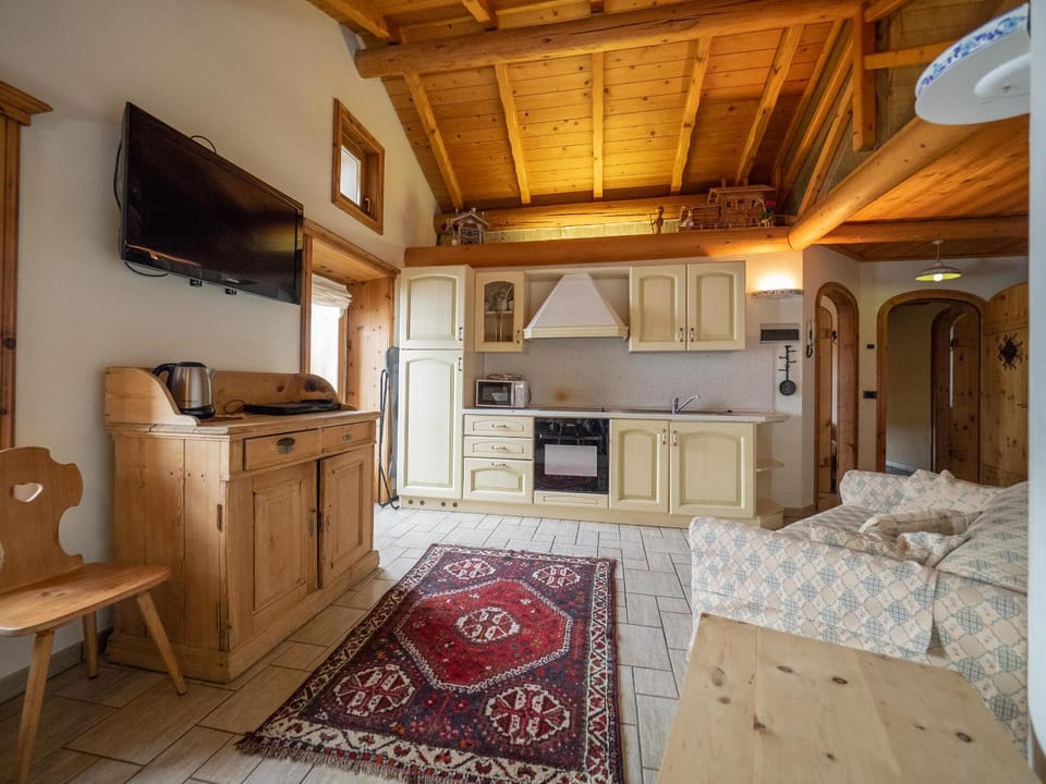 Kitchen or kitchenette, Living room, Dining area
