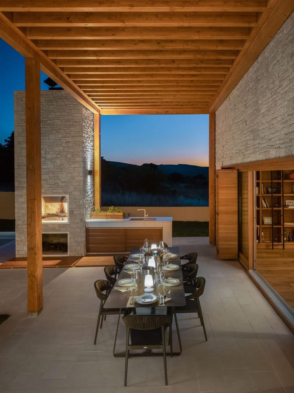 Patio, Seating area, Dining area