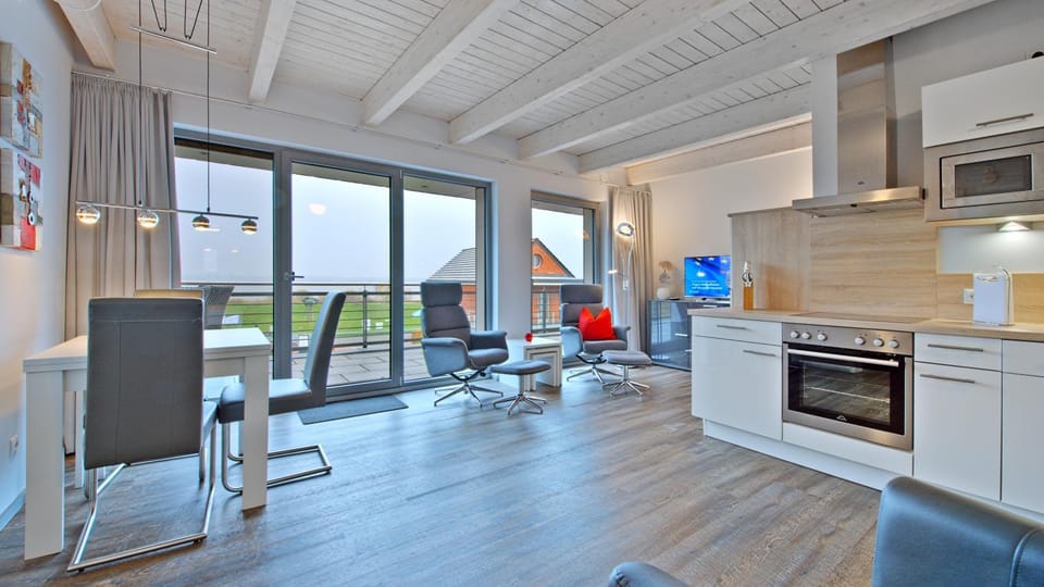 Kitchen or kitchenette, Dining area, minibar, pet friendly