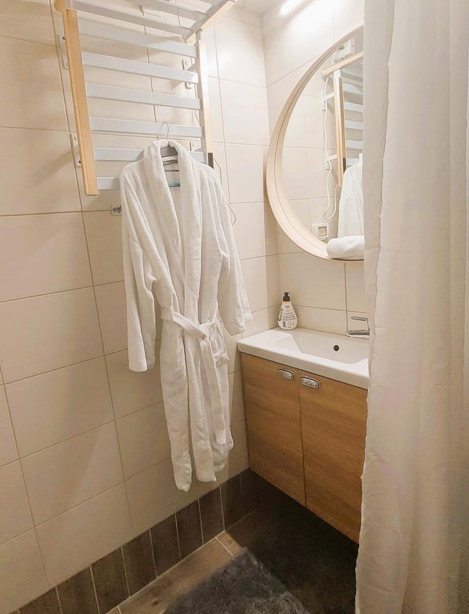 Shower, dryer