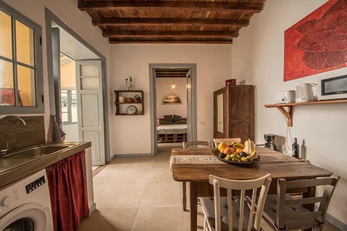 Kitchen or kitchenette, Dining area