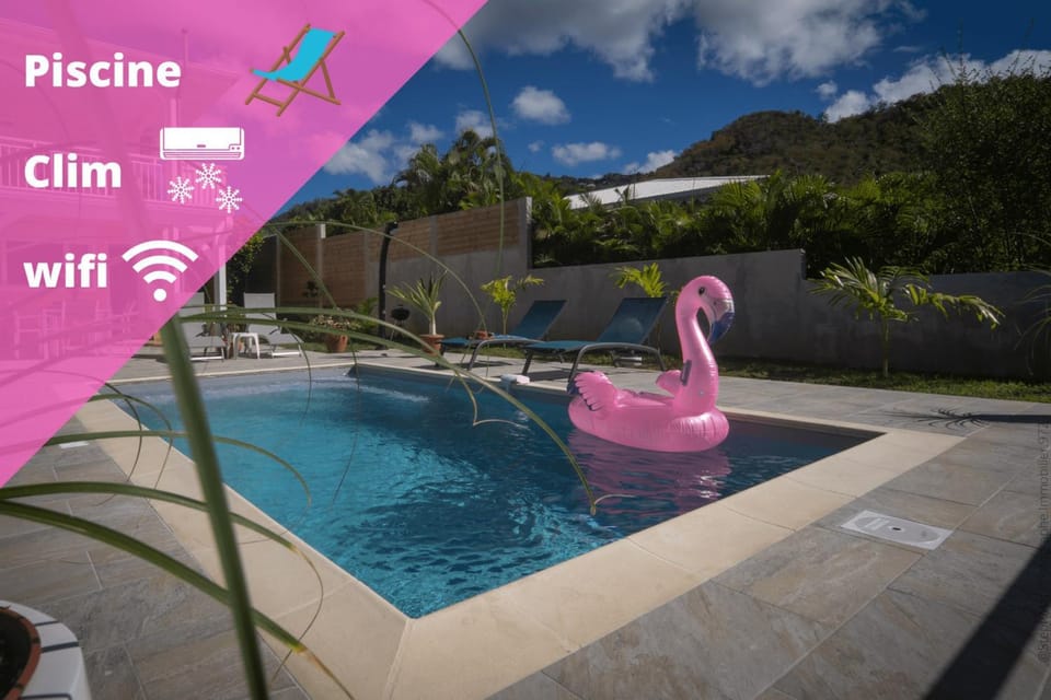 972A - Magnificent ground floor with swimming pool Apartment in Le Diamant