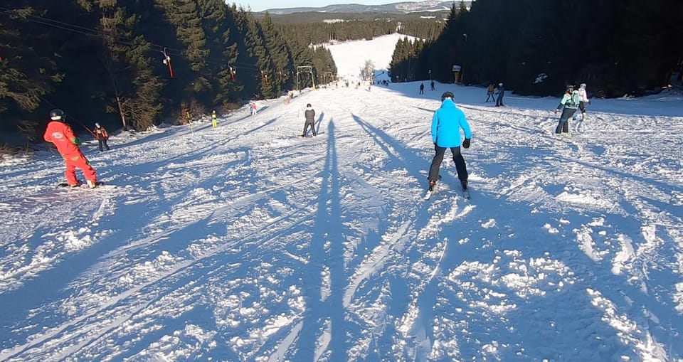 Day, Winter, Skiing, Skiing
