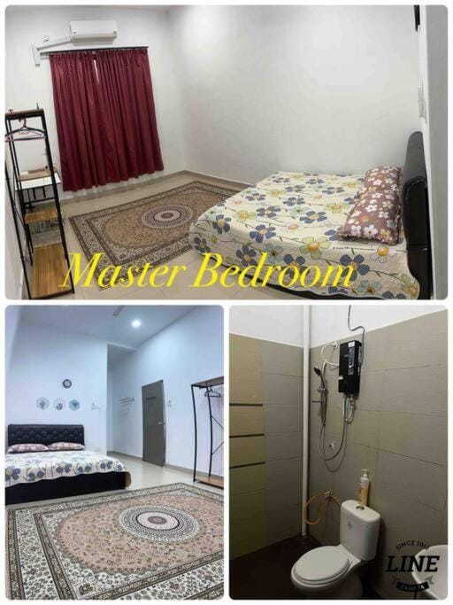 Toilet, Bed, Bathroom, Bedroom