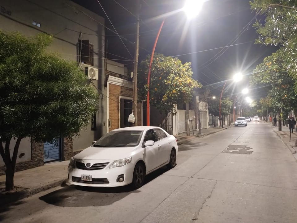 Night, Neighbourhood, Street view, Location, Parking