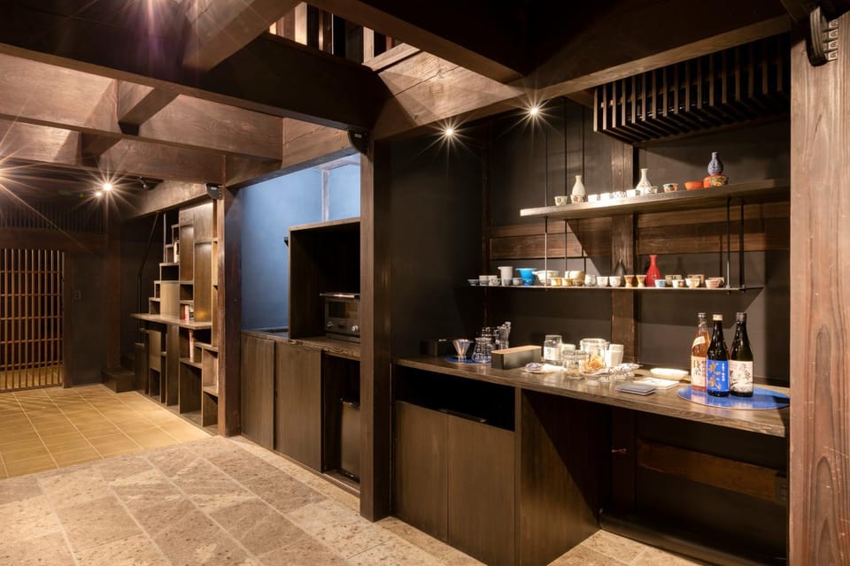 Kitchen or kitchenette, Lounge or bar, Food and drinks