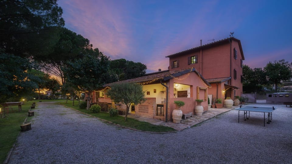 Property building, Sunset