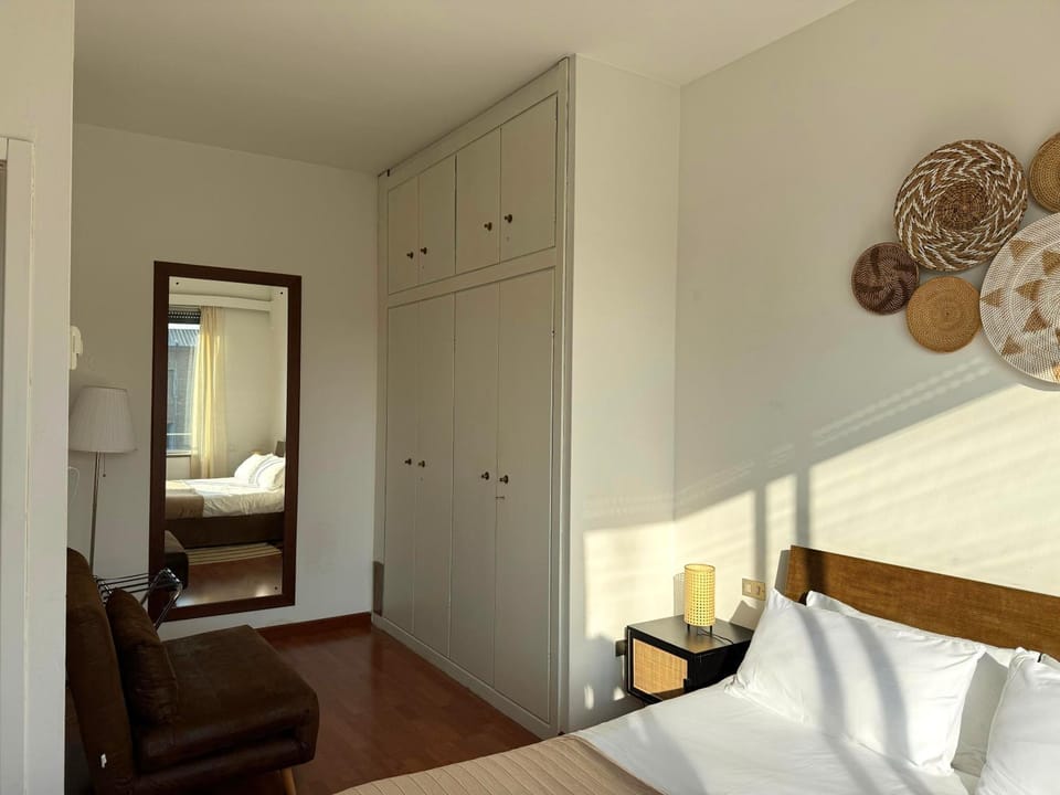 Bed, Photo of the whole room, Bedroom, wardrobe