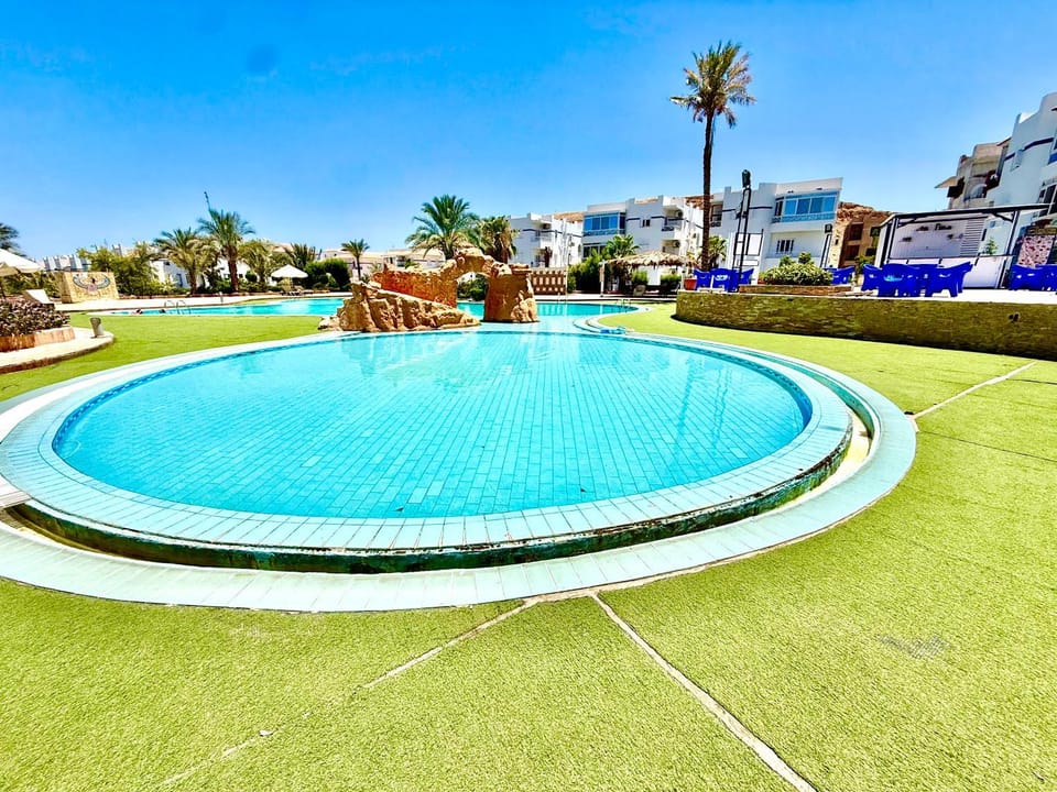 Pool view, Swimming pool, sunbed