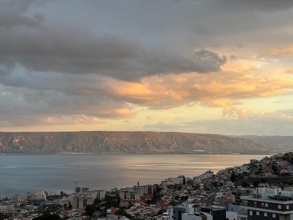 Sea of Galilee Tiberius apartment with panoramic sea view Apartment in Tiberias
