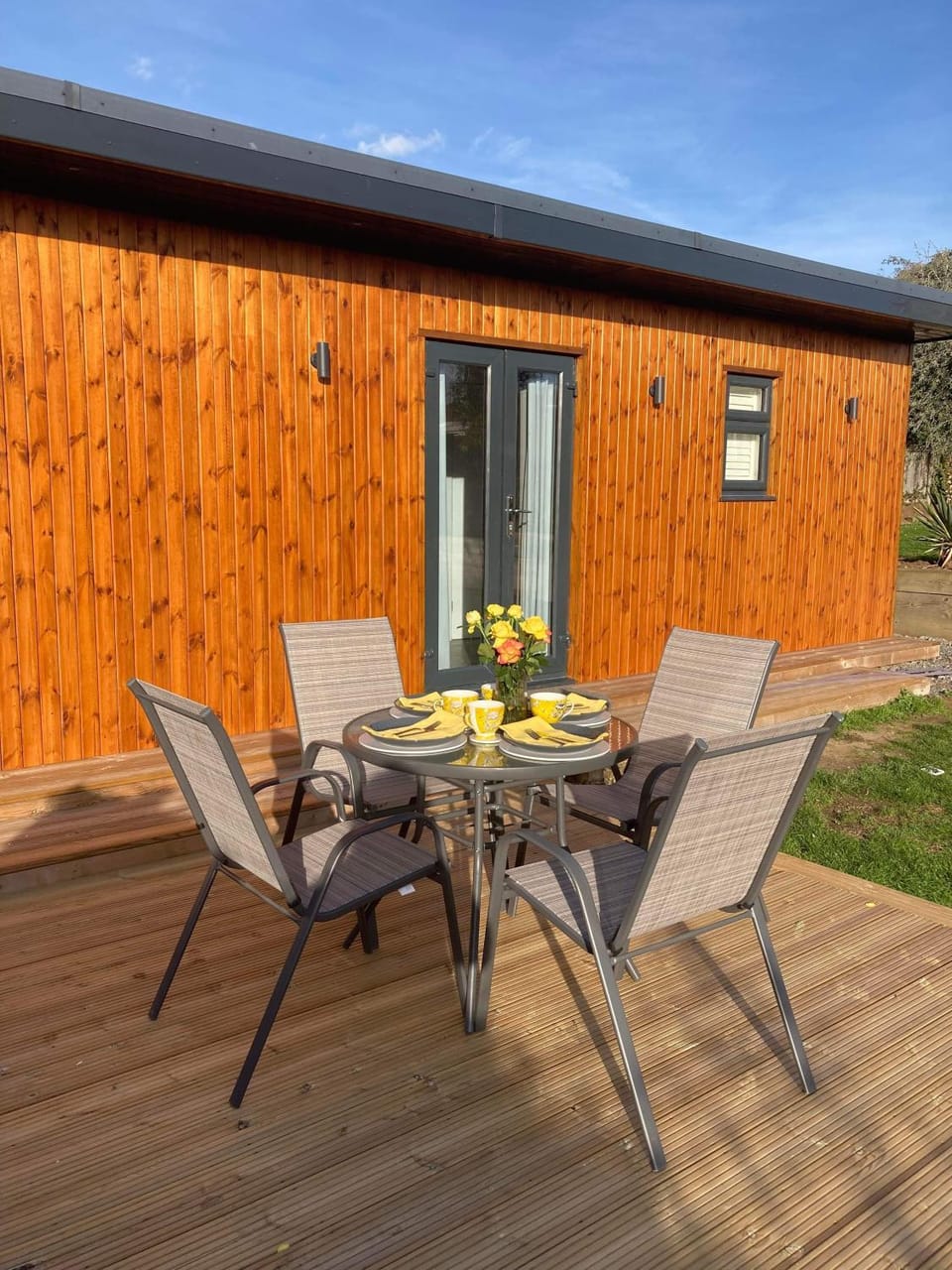 Property building, Patio