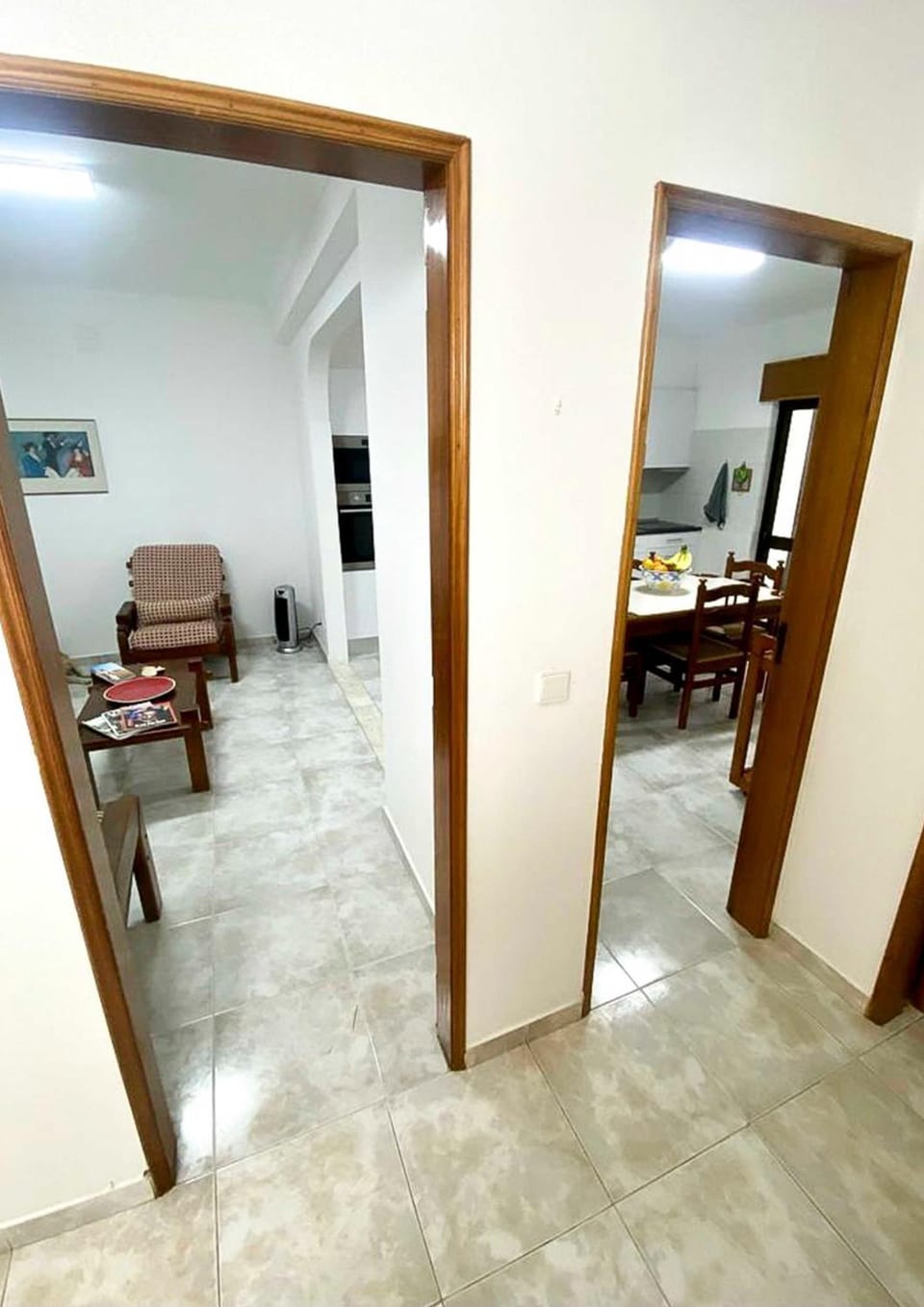 Kitchen or kitchenette, Living room, Dining area
