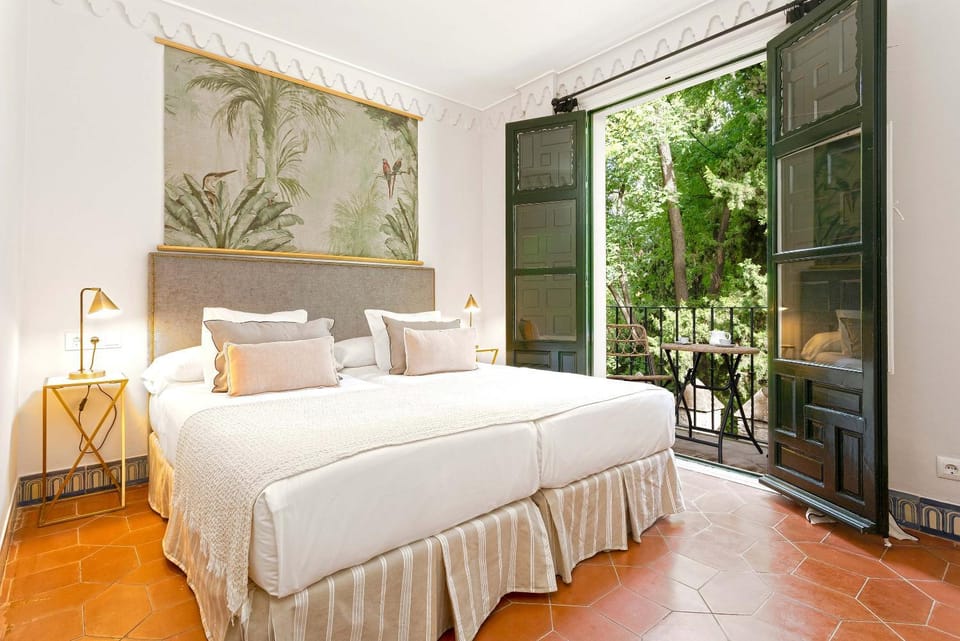 View (from property/room), Balcony/Terrace, Photo of the whole room, Bedroom