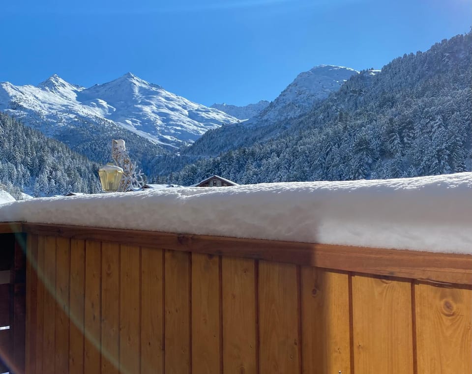 Chalet Olympie, Appartement avec balcon et vue montagne, ski aux pieds, Méribel-Mottaret Apartment in Les Allues