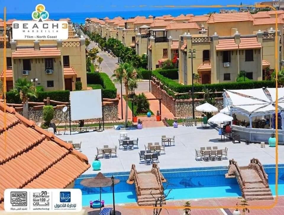 شالية فندقي باجمل قري الساحل الشمالي مارسيليا بيتش 3 Apartment in Egypt
