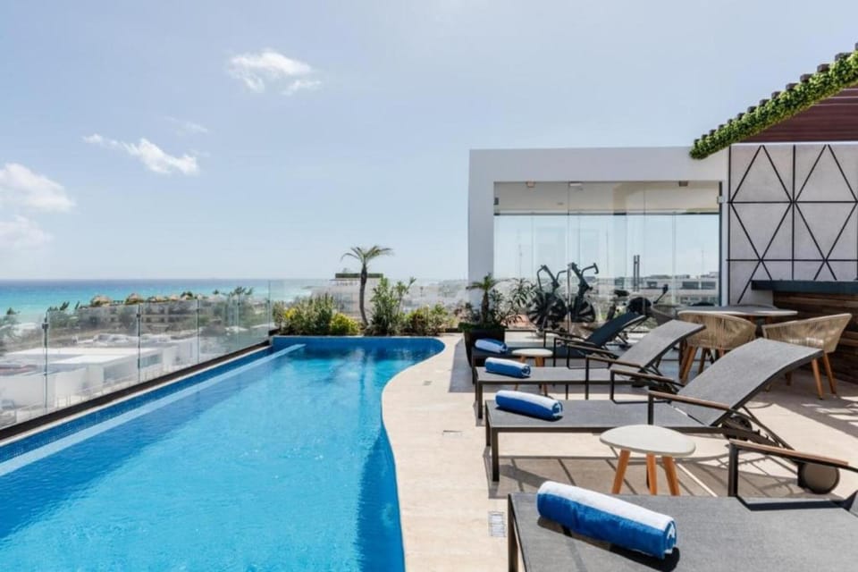 Day, Sea view, Swimming pool, sunbed