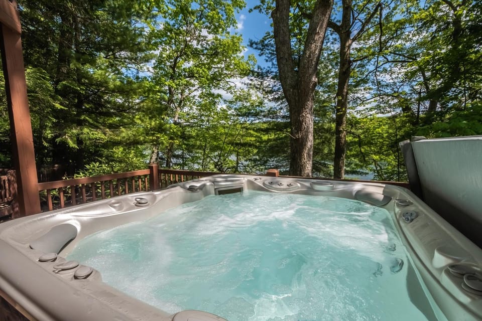 Natural landscape, Hot Tub, Garden view, Lake view