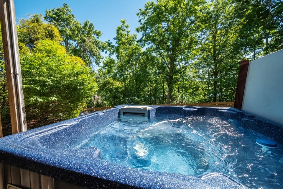 Natural landscape, Hot Tub, Garden view