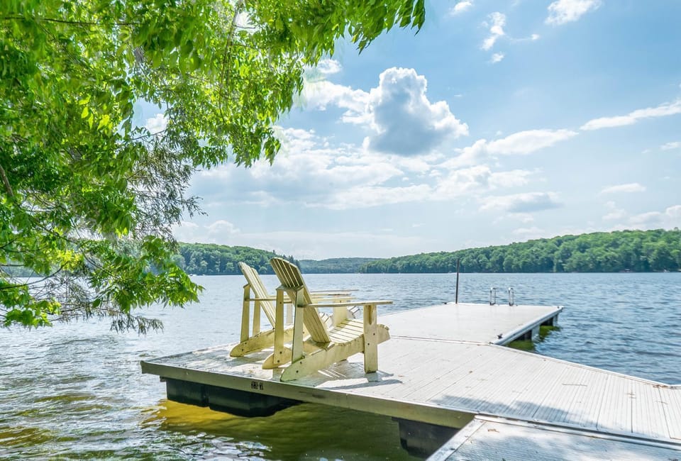 Natural landscape, Seating area, Lake view