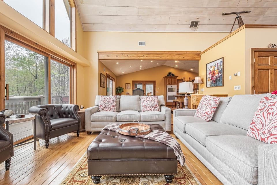 Living room, Seating area, Garden view, furniture, air conditioner