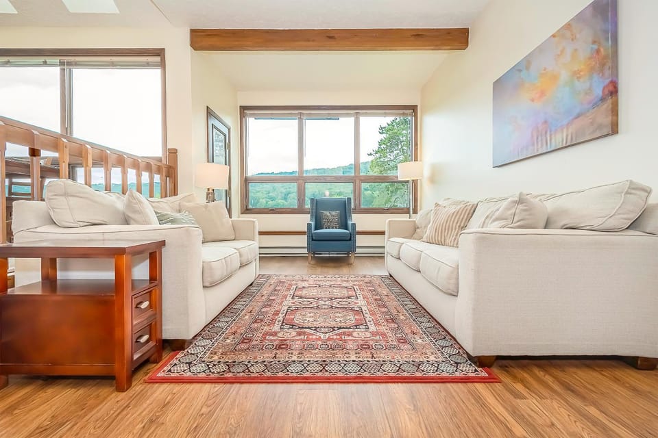 Living room, Seating area, Garden view, furniture