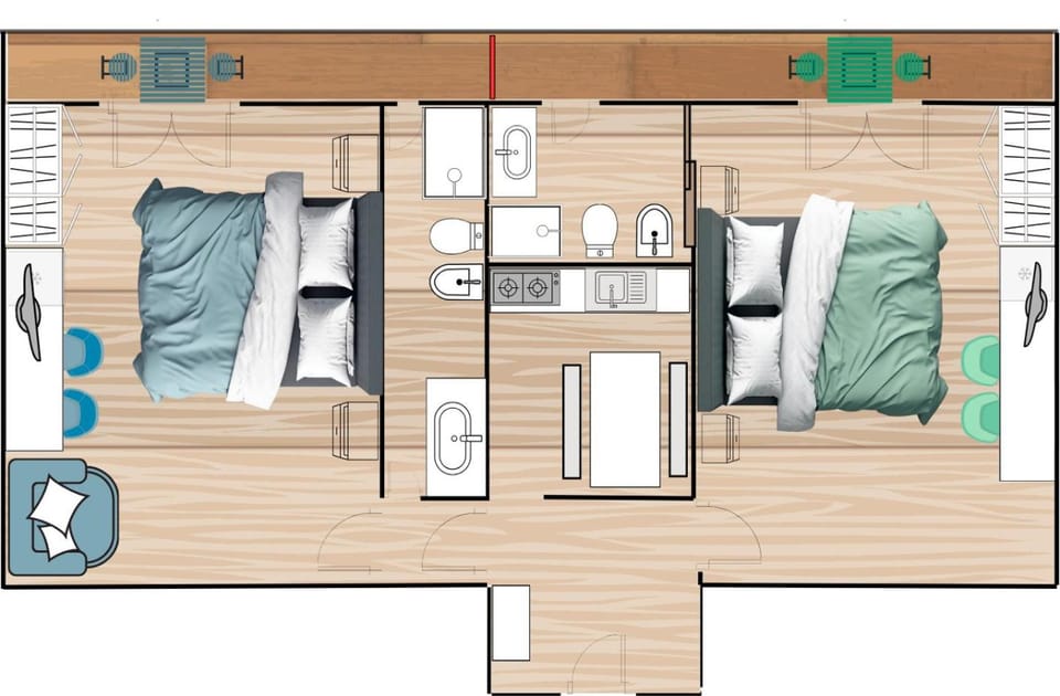 Bathroom, Photo of the whole room, Bedroom, kitchen