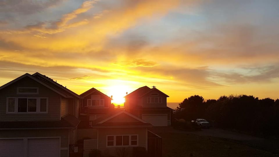 Sea view, Sunset