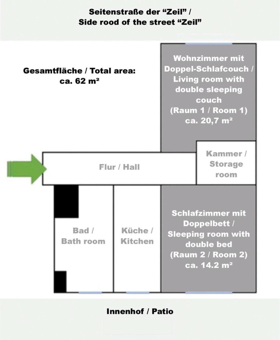 Apartment im Zentrum Apartment in Frankfurt