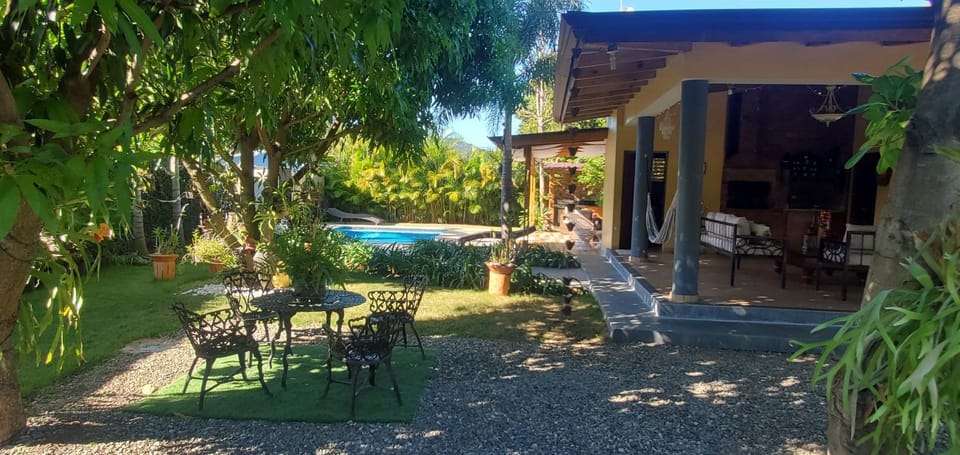 Patio, Garden, Dining area, Garden view, Pool view, Swimming pool