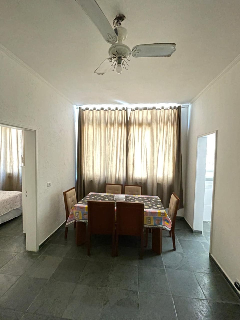 Living room, Dining area, fireplace