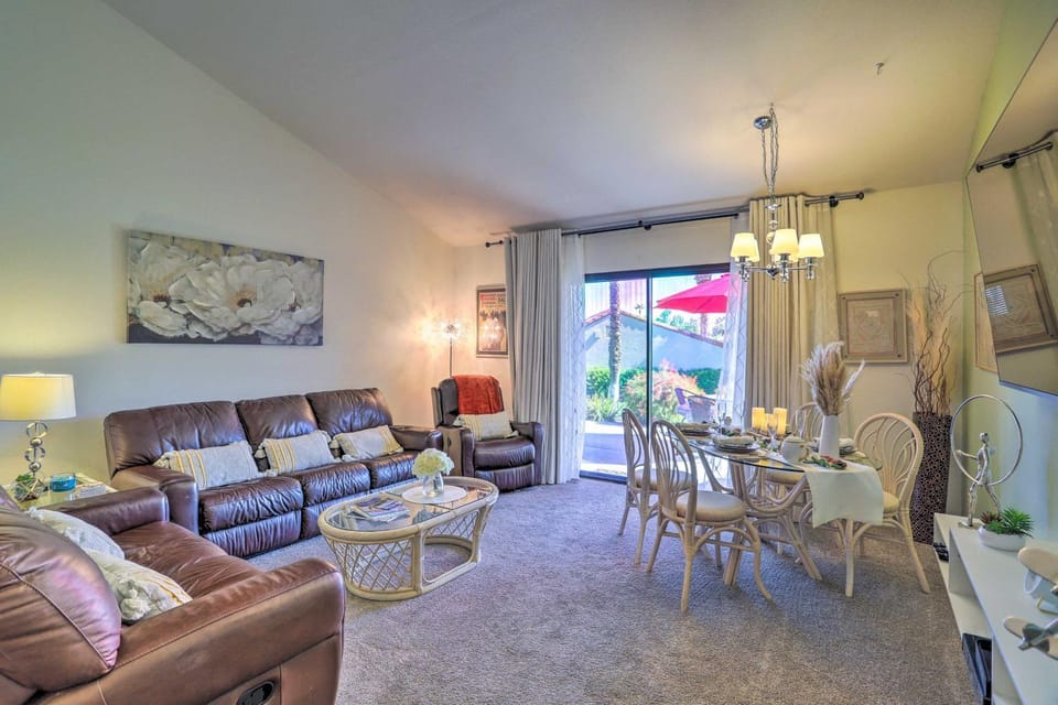 Golf Course View & Pool Access: Palm Desert Home House in Palm Desert