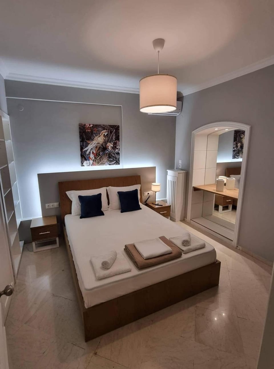 Bed, Bedroom, wardrobe