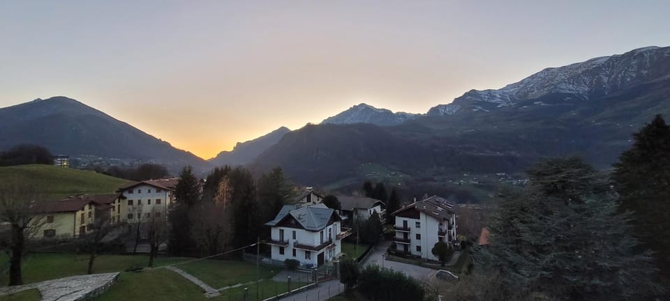 Natural landscape, Mountain view, Sunset